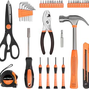 39-Piece Household Tool Kit with Storage Case