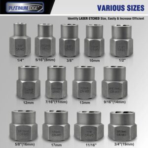 13-Piece Bolt & Nut Extractor Set